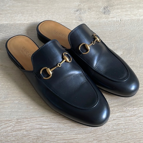 Gucci Black Princeton Mules Loafer Shoe. Size 36. - Picture 1 of 7